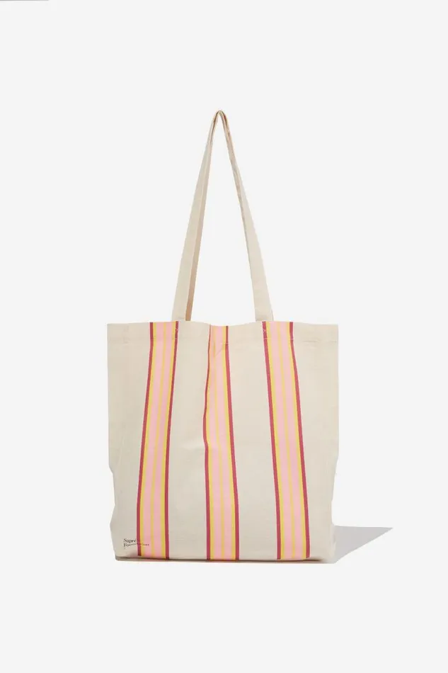 Accessories Supr Accessories Foundation Organic Tote Bag Stripes