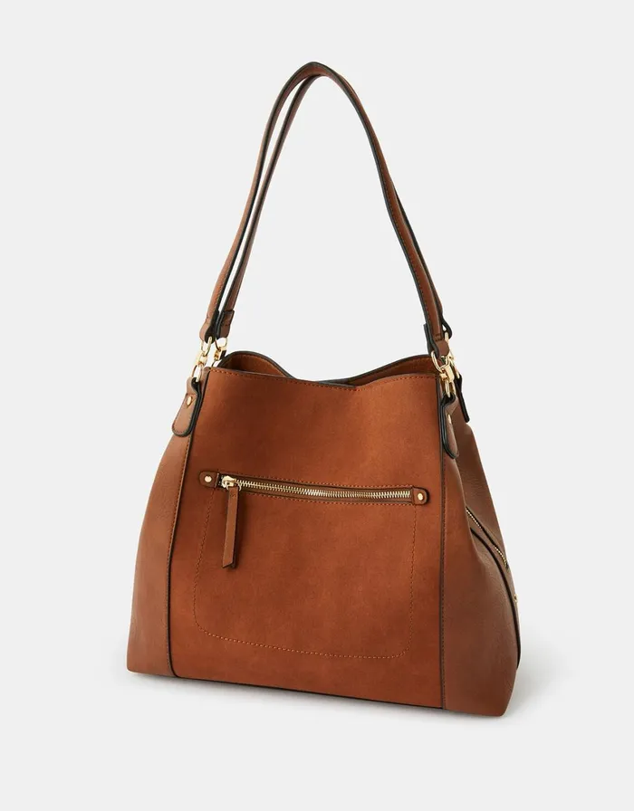 Accessorize Brooklyn Casual Shoulder Bag Women Vegan Bags Backpacks and Purses