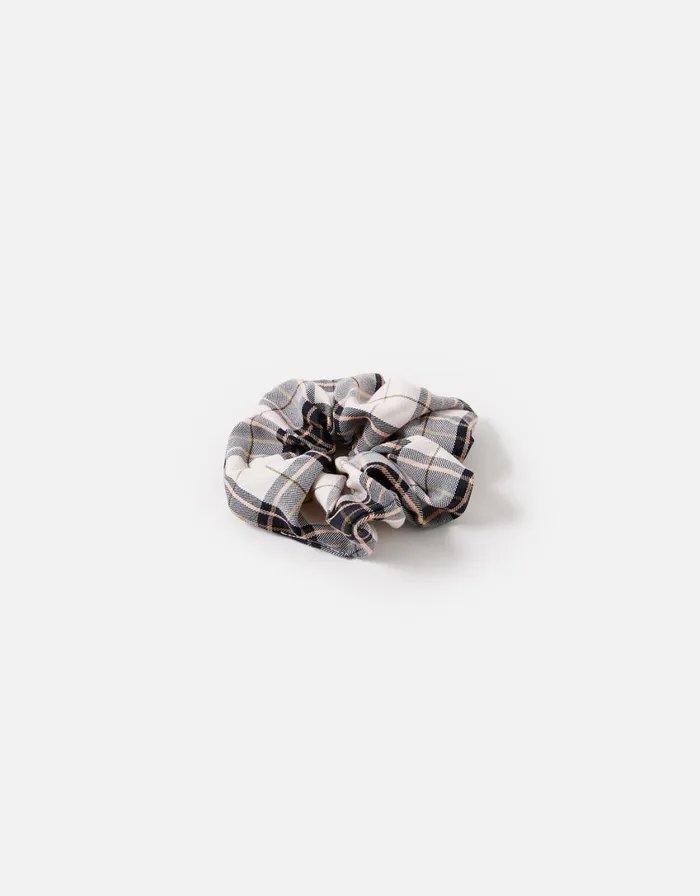 Accessorize Check Print Scrunchie Women Hair Accessories