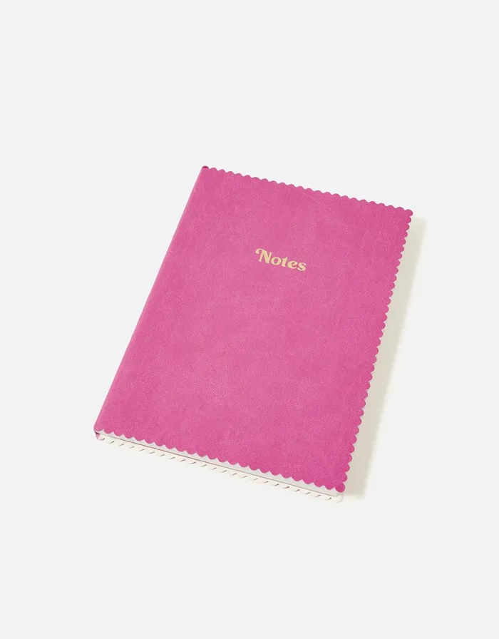 Accessorize Contemporary Scallop Notebook Women Stationery