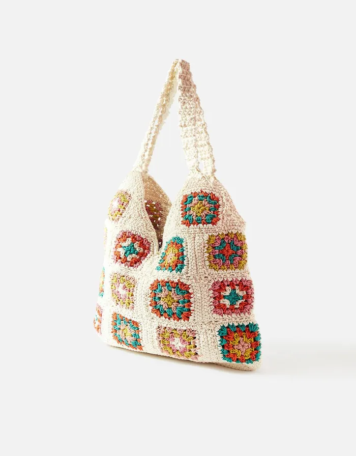 Accessorize Crochet Shopper Bag Women Shoulder Bags