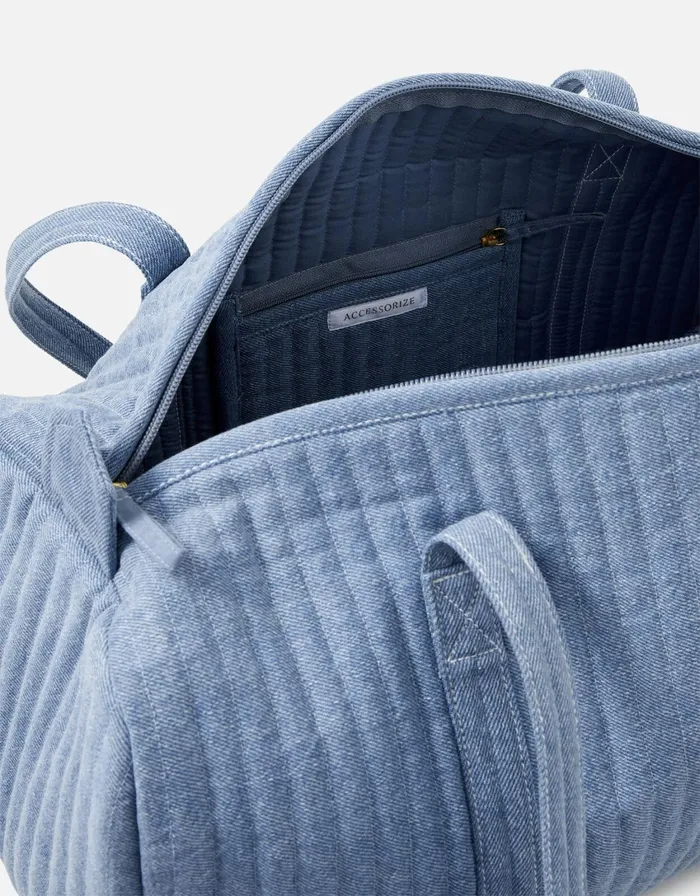 Accessorize Denim Weekend Bag Women Travel Bags