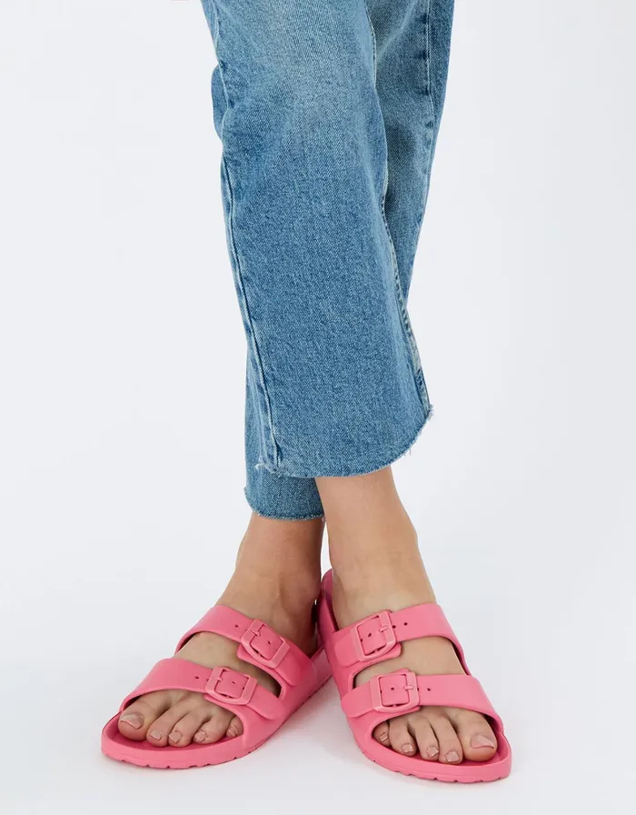 Accessorize Eva Footbed Sandals Pink Pink Women Sandals and Flip Flops