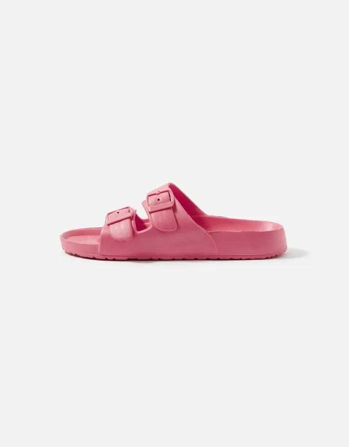 Accessorize Eva Footbed Sandals Pink Pink Women Sandals and Flip Flops
