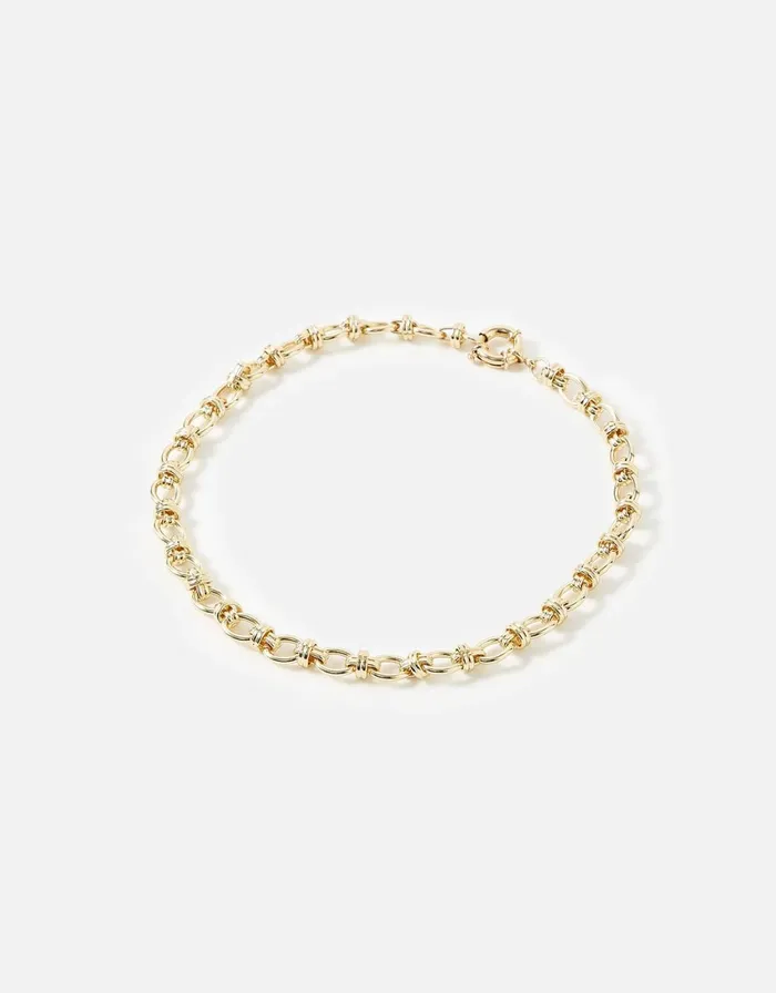 Accessorize Eye Candy Chain Link And Chunky Clasp Necklace Women Necklaces