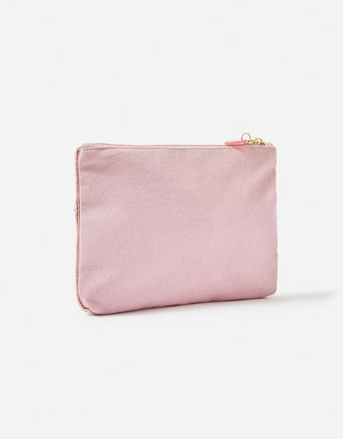 Accessorize Floral Embroidered Pouch Bag Women Purses and Wallets
