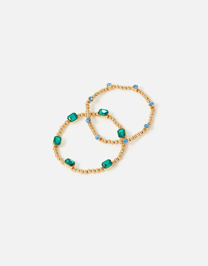 Accessorize Gemstone Stretch Bracelet Twinset Women Bracelets