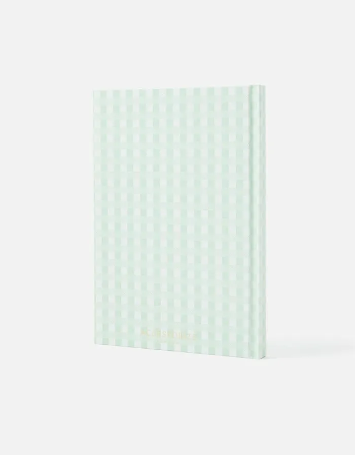 Accessorize Gingham Gratitude Journal Women Stationery