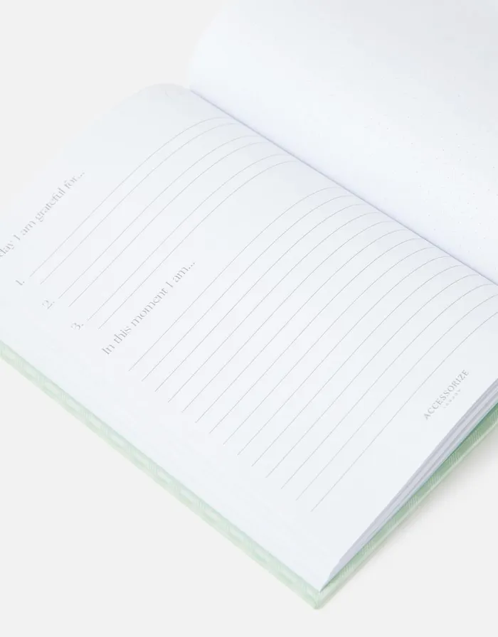 Accessorize Gingham Gratitude Journal Women Stationery