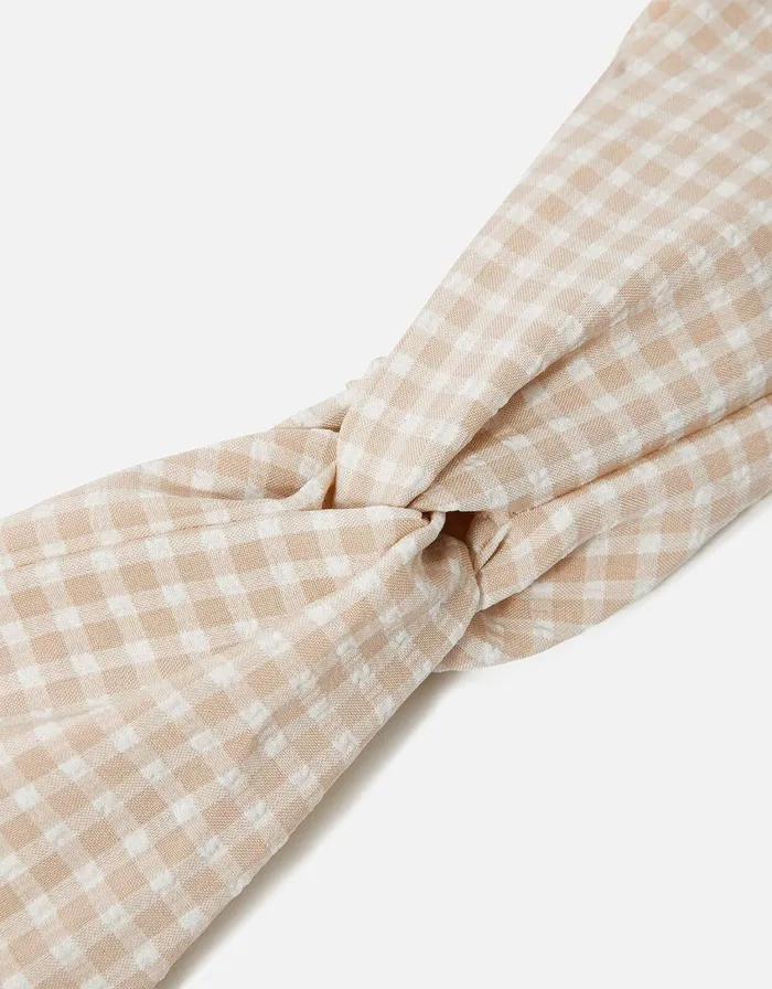 Accessorize Gingham Twist Bando Women Hair Accessories