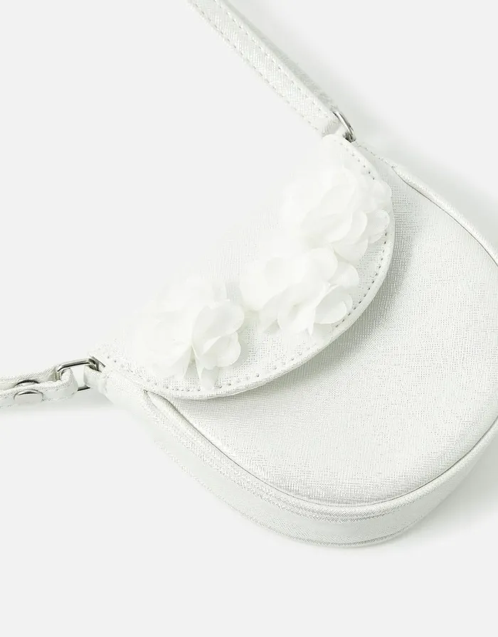 Accessorize Girls Corsage Saddle Bag Girls Bags