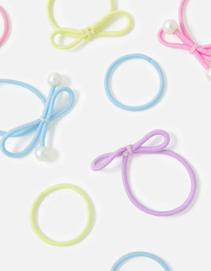 Accessorize Girls Pearl Bow Hairband Set Girls Hair Accessories