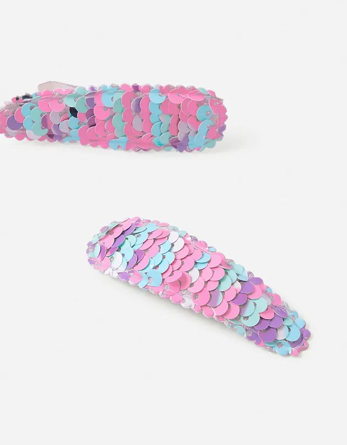 Accessorize Girls Sequin Hair Clip Twinset Girls Hair Accessories