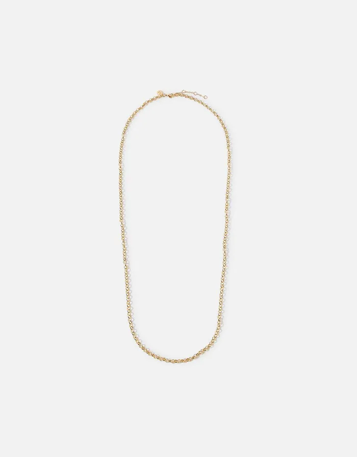 Accessorize GoldPlated Belcher Chain Long Necklace Women Necklaces