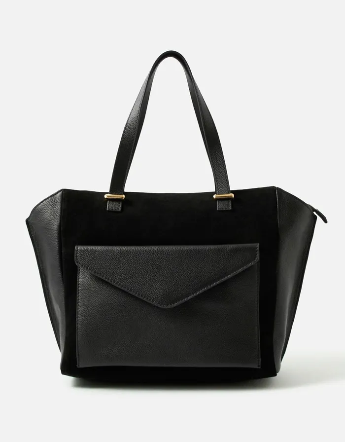 Accessorize Handheld Leather Work Bag Women Leather Bags
