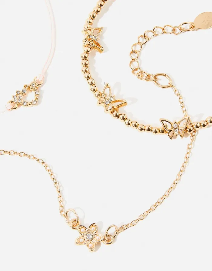Accessorize Heart Friendship Bracelet Set Women Bracelets