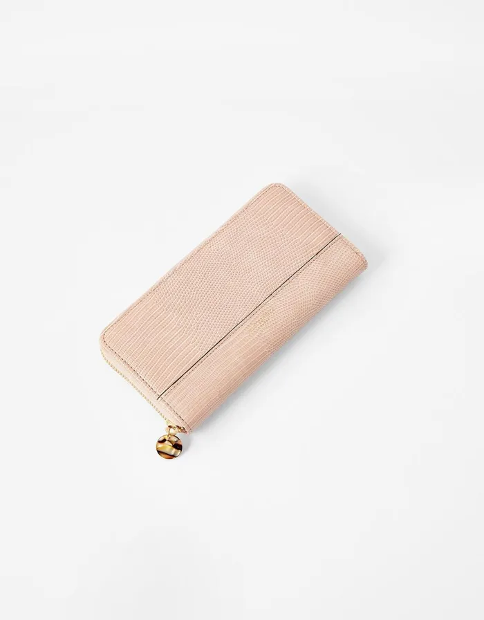 Accessorize Large ZipAround Wallet Pink Women Purses and Wallets