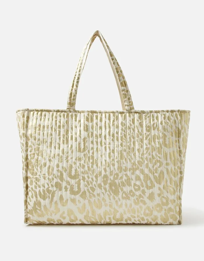 Accessorize Leopard Print Tote Bag Women Beach Bags