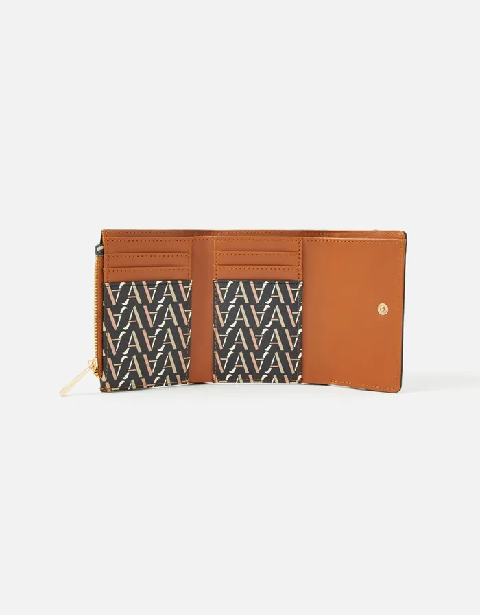 Accessorize Small Monogram Wallet Women Vegan Bags Backpacks and Purses