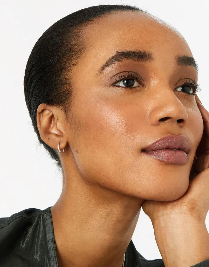 Accessorize Sterling Silver Textured Huggie Hoops Women Earrings