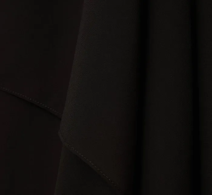 Adrianna Papell Day Dresses Plus Size Sleeveless Chiffon Dress With Cascading Details In Black 8211 Women