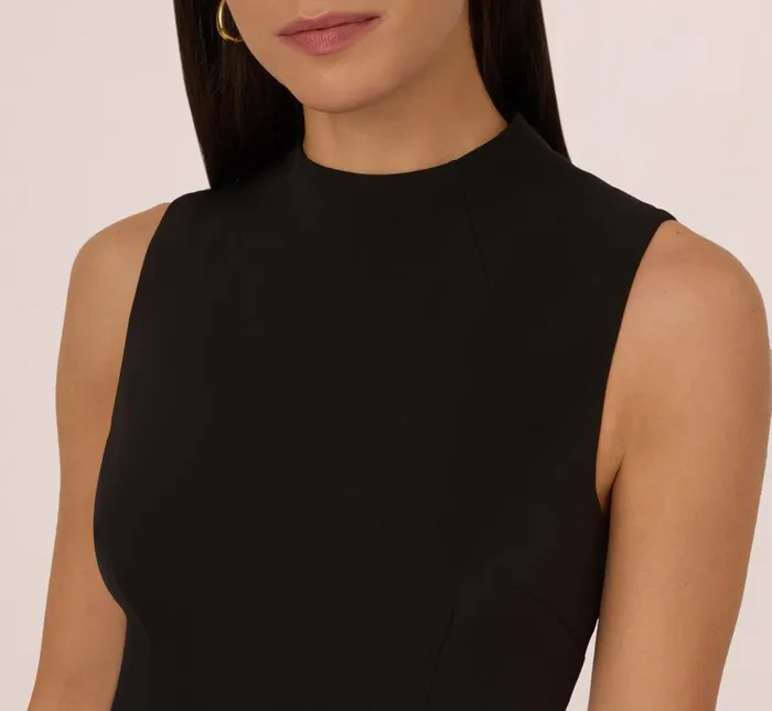 Adrianna Papell Day Dresses Sleeveless Romper With Peplum Hem In Black 8211 Women
