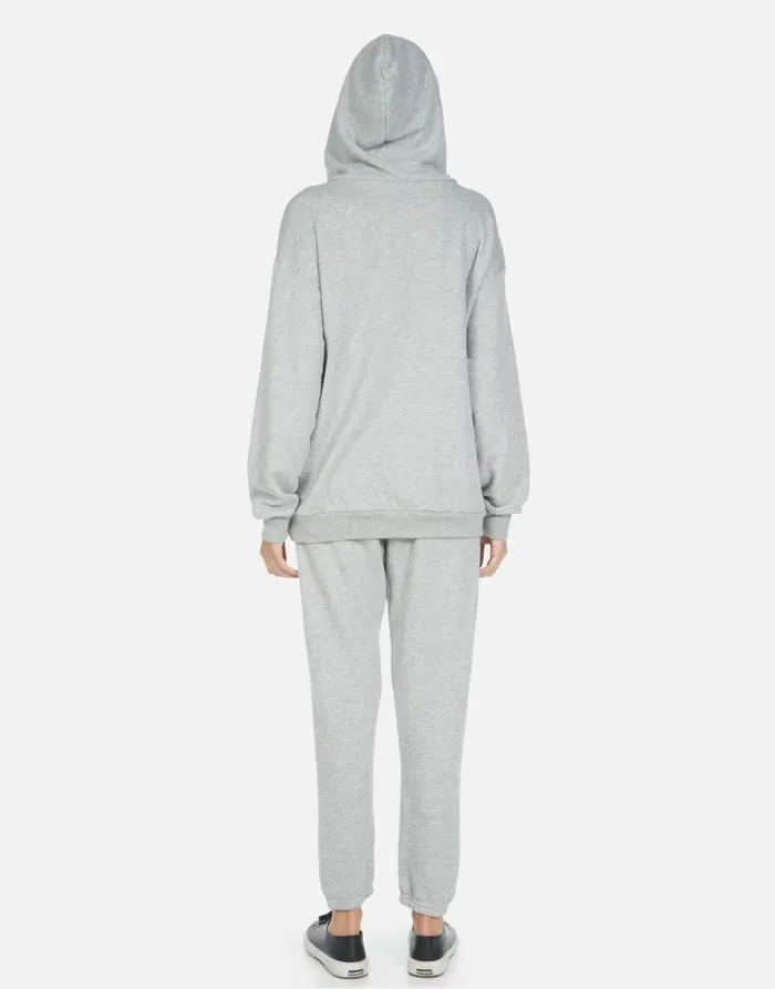 Alana Guitar Bear Heather Grey Women039s Lauren Moshi Crop Sweatpants
