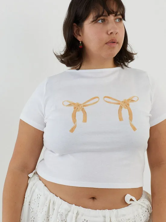 Alex Tee Pasta Bows Tops Lisa Says Gah Women