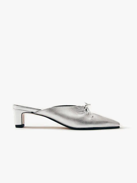 Amar Mules Silver Women Shoes Lisa Says Gah Amar Mules Silver Women Shoes Lisa Says Gah
