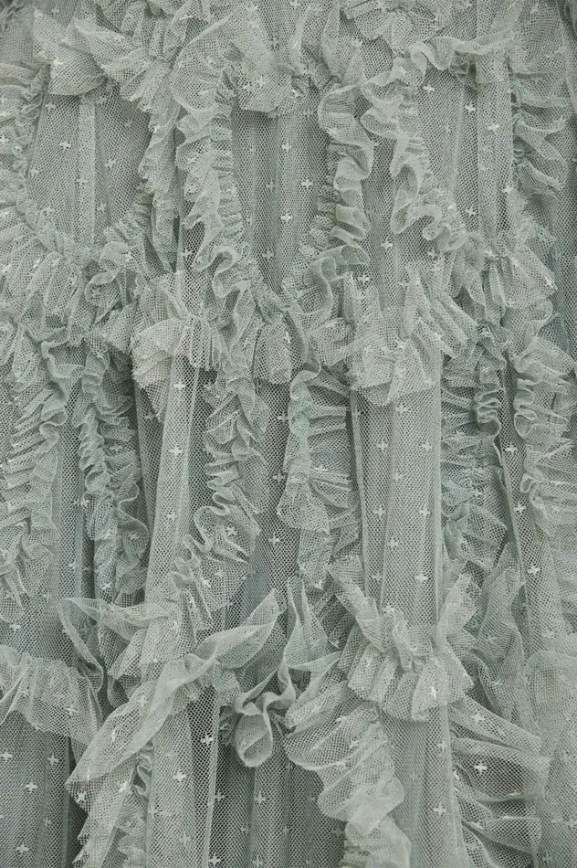 Amorette VNeck Gown Green Women Needle and Thread Dresses