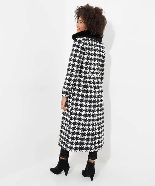 Apparel Darling Dogstooth Coat Black White Coats and Jackets Joebrowns Apparel Darling Dogstooth Coat Black White Coats and Jackets Joebrowns