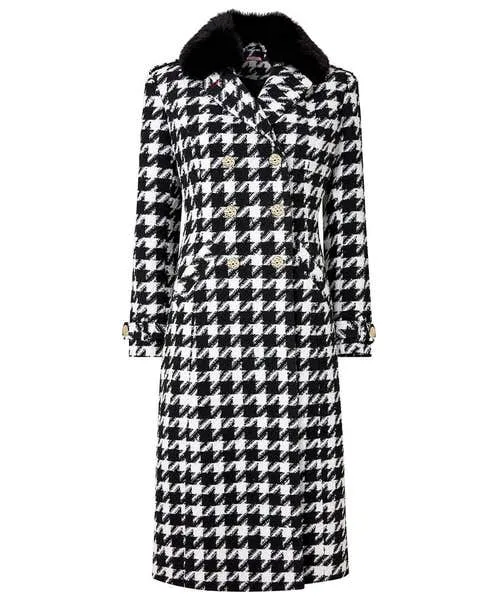Apparel Darling Dogstooth Coat Black White Coats and Jackets Joebrowns Apparel Darling Dogstooth Coat Black White Coats and Jackets Joebrowns