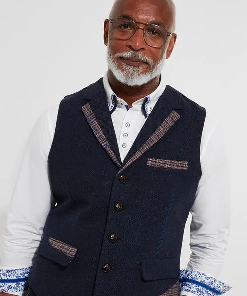 Apparel Joebrowns Mix It Up Waistcoat Blue Coats and Jackets Apparel Joebrowns Mix It Up Waistcoat Blue Coats and Jackets