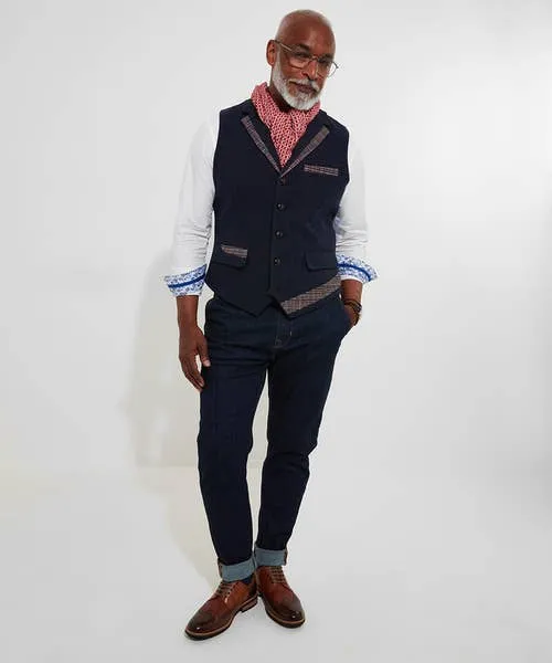 Apparel Joebrowns Mix It Up Waistcoat Blue Coats and Jackets Apparel Joebrowns Mix It Up Waistcoat Blue Coats and Jackets