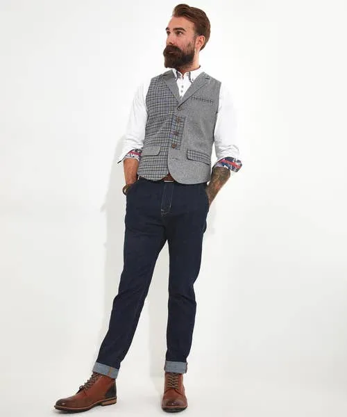 Apparel Joebrowns Paired To Perfection Waistcoat Grey Coats and Jackets Apparel Joebrowns Paired To Perfection Waistcoat Grey Coats and Jackets