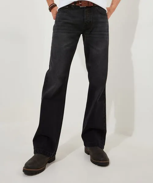 Apparel Rocking Bootcut Jeans Black Wash Jeans and Trousers Joebrowns