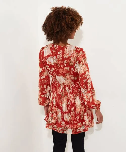 Apparel Tops Tunics and Blouses Joebrowns Perfectly Plisse Tunic Burnt Orange Apparel Tops Tunics and Blouses Joebrowns Perfectly Plisse Tunic Burnt Orange