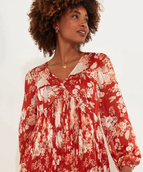 Apparel Tops Tunics and Blouses Joebrowns Perfectly Plisse Tunic Burnt Orange Apparel Tops Tunics and Blouses Joebrowns Perfectly Plisse Tunic Burnt Orange
