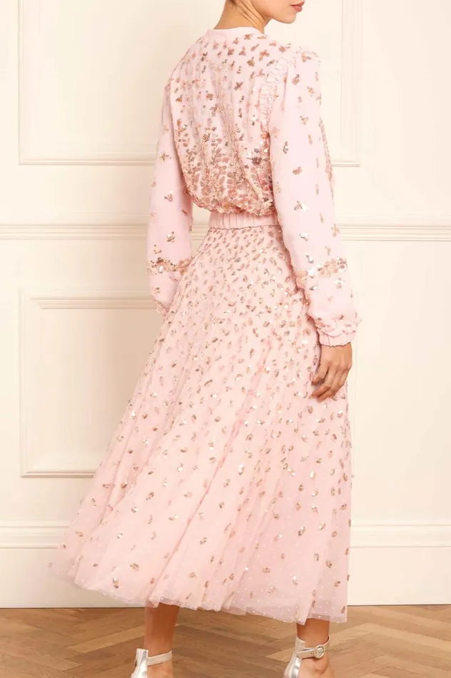 Autumn Leaves Ballerina Skirt Pink Women Needle and Thread Skirts