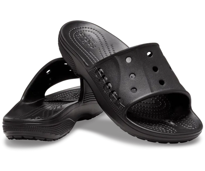 Baya II Slide Black Men Crocs Slides