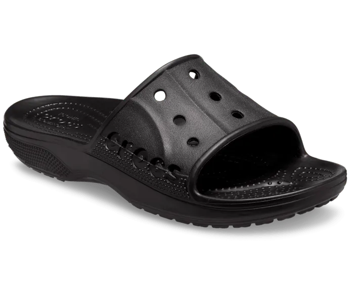 Baya II Slide Black Men Crocs Slides