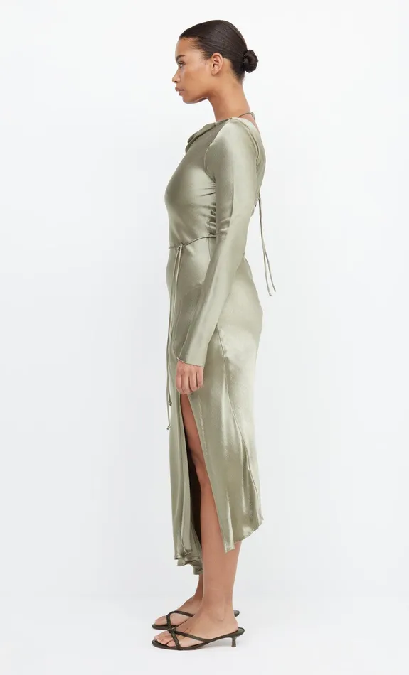 Bec Bridge Bridesmaid Dresses Women MOON DANCE LONG SLEEVE MAXI DRESS 8211 SAGE