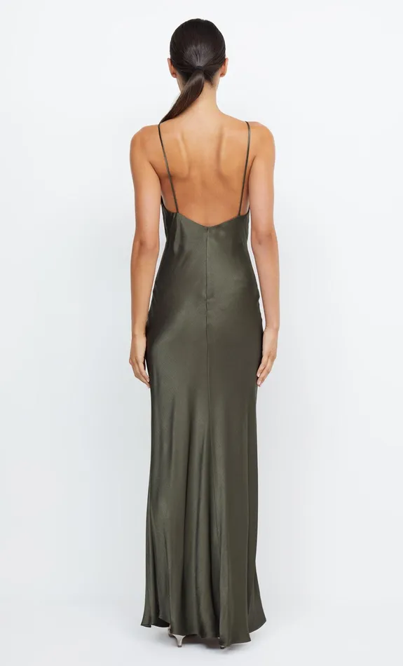 Bec Bridge Bridesmaid Dresses Women MOON DANCE V MAXI DRESS 8211 DARK WILLOW