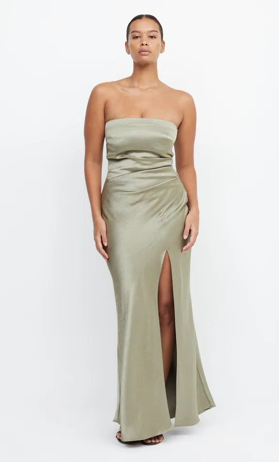 Bec Bridge Bridesmaid Dresses Women THE DREAMER STRAPLESS DRESS 8211 SAGE