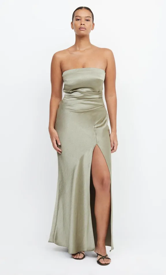 Bec Bridge Bridesmaid Dresses Women THE DREAMER STRAPLESS DRESS 8211 SAGE