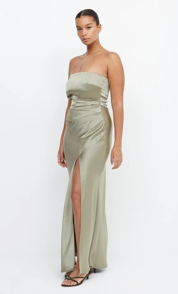 Bec Bridge Bridesmaid Dresses Women THE DREAMER STRAPLESS DRESS 8211 SAGE