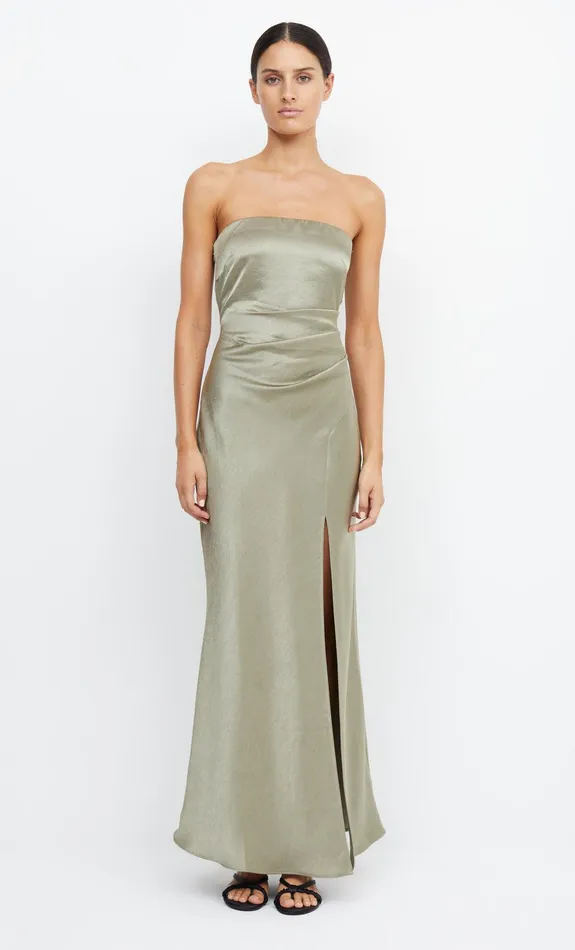 Bec Bridge Bridesmaid Dresses Women THE DREAMER STRAPLESS DRESS 8211 SAGE