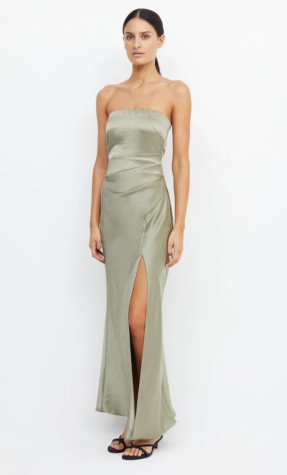 Bec Bridge Bridesmaid Dresses Women THE DREAMER STRAPLESS DRESS 8211 SAGE