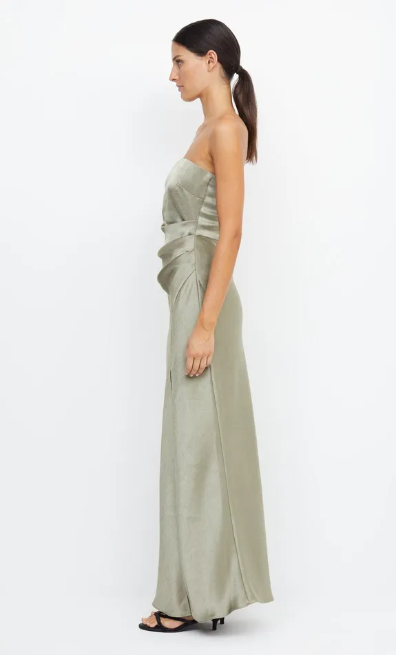 Bec Bridge Bridesmaid Dresses Women THE DREAMER STRAPLESS DRESS 8211 SAGE