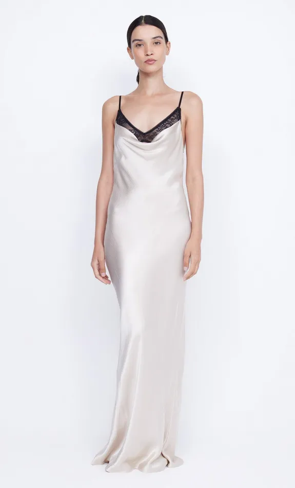 Bec Bridge Maxi Dresses Women ARABELLA BACKLESS DRESS 8211 SANDBLACK